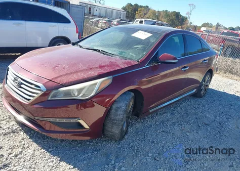 2015 Hyundai Sonata Limited из США, поврежденный, VIN 5NPE34AF4FH099733